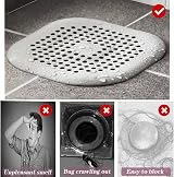 CCLKHY 4 Pcs Silicone Drain Protector with Sucker Sink Hair Catcher 13.8cm view 6