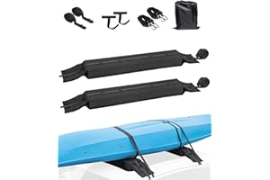 Meetchen Kayak Roof Rack and Outdoors Universal Roof Rack for Cars Without Crossbars, Premium Kayak Roof Racks for Canoes, SU