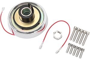 Steering Wheel Hub Adapter Kit T04 5 Holes Steering Wheel Hub Adapter with Wiring Harness for Peterbilt 210 220 320‑389 2014 