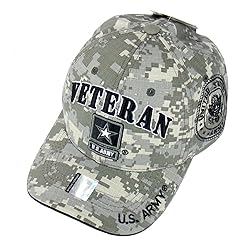 US Army Veteran Hat Army Military Official Licensed