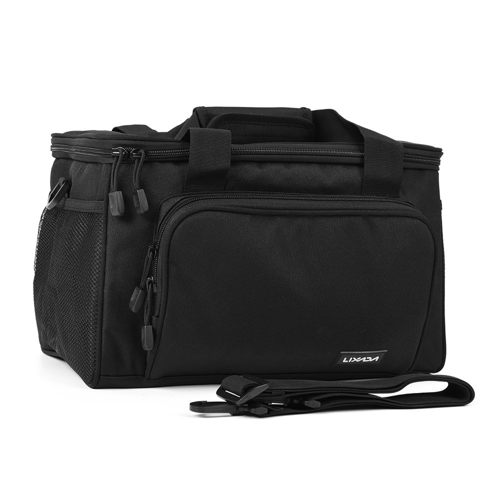 Lixada Portable Canvas Fishing Shoulder Bag - Fishing Tackle & Lure Reel Case