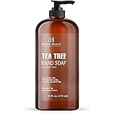 Botanic Hearth Tea Tree Liquid Hand Soap | Sulfate Free Formula | Multi Purpose Hand Wash With Aloe Vera And Premium Grade Tea Tree Oil, Pump Dispenser | 16 Fl Oz