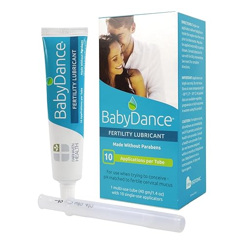 Fairhaven Health BabyDance Fertility Lubricant with 10 Single Use Applicators | for Men and Women Trying to Get Pregnant | Water Based Personal Lube | Made Without Parabens | 40 Grams in Saudi Arabia | Whizz Lubricants Fairhaven Health BabyDance Fertility Lubricant with 10 Single Use Applicators | for Men and Women Trying to Get Pregnant | Water Based Personal Lube | Made Without Parabens | 40 Grams in Saudi Arabia | Whizz Lubricants