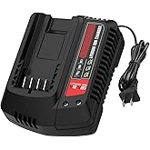 Powilling CMCB104 Replace for Craftsman V20 Battery Charger, Compatible with Craftsman 20V Max Lithium Battery CMCB202 CMCB204 CMCB201 CMCB206 CMCB209