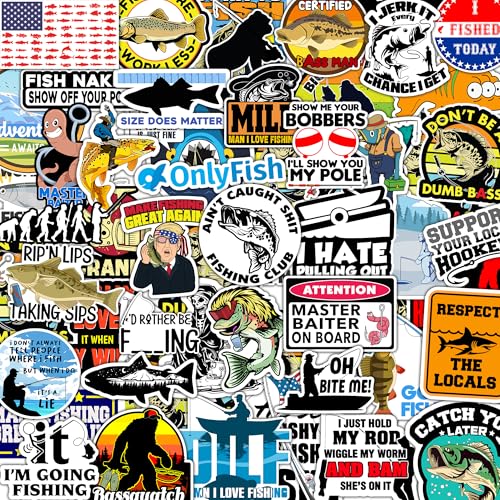 Funny Fishing Stickers
