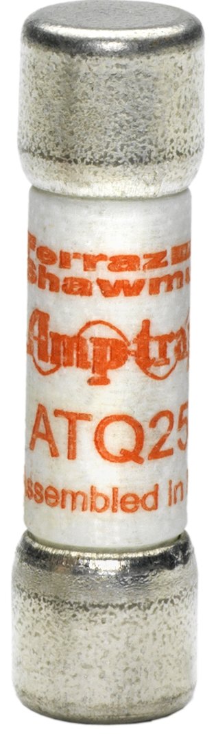 Mersen ATQ2 500V 2A Time Delay Midget Fuse, 10-Pack