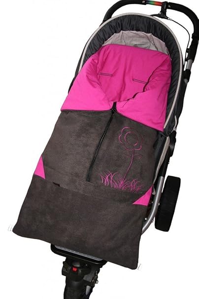 ByBoom® - Fußsack 2in1 Frühjahr, Sommer, Herbst, Universal für Babyschale, Autokindersitz, z.B. für Maxi-Cosi, Römer, für Kin