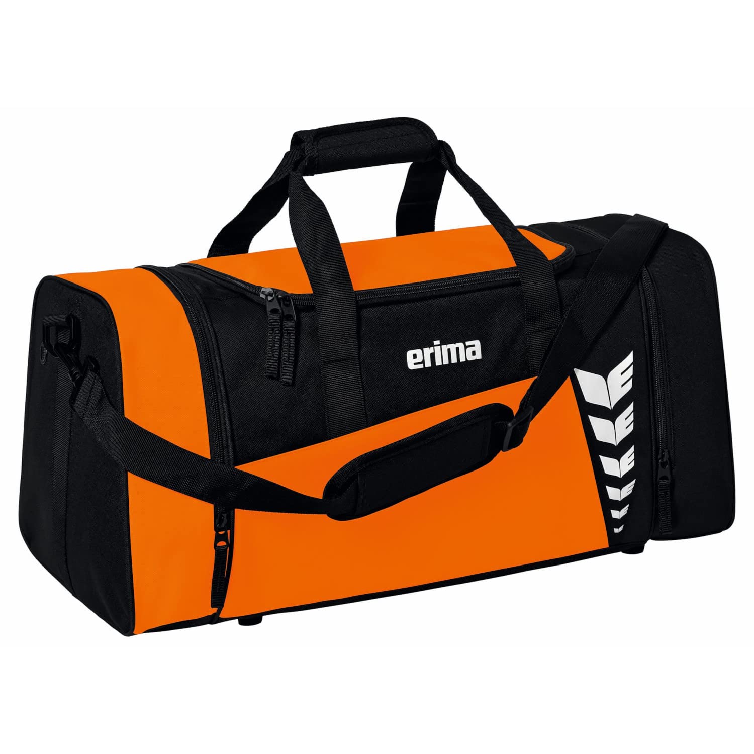 Erima Six Wings Sports Bag, Orange/Black, L