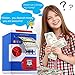 Electronic Piggy Bank, Large Capacity Money Coin Code Bank for Boys & Girls with Music Entertainment, Personal Password Set Child Cash Deposit Box, Mini ATM for Kids with Automatic Money Scroll