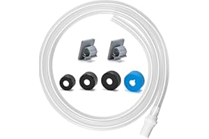 YUNLIHUA Sink Soap Dispenser Extension Tube Kit with Upgraded Check Value, Premium 47" Under Counter Dish Soap Dispenser Hose for Kitchen Sink, Powerful Suction, No More Refilling A Tiny Bottle