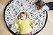 Play Mat and Toy Storage Bag - Durable Floor Activity Organizer Mat - Large Drawstring Portable Container for Kids Toys, Books - 55