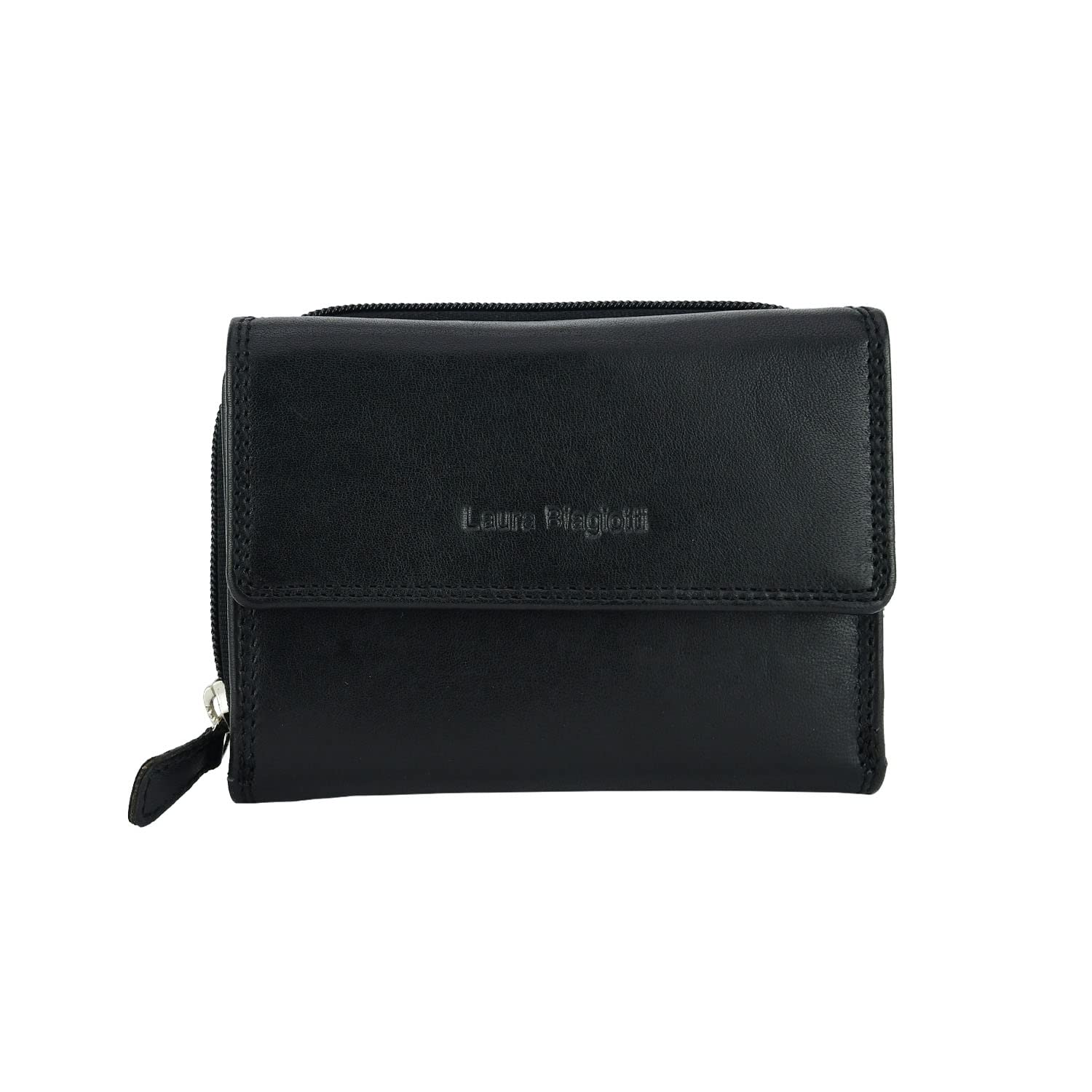 Laura Biagiotti Women's Genuine Leather Wallet, Spacious with Gift Box