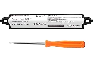SCESMIA 330107 Battery Replacement Compatible with Bo-se Soundlink Soundlink 2 Soundlink 3 SoundTouch 20 Soundlink II Fits P/N 404600 414255 359495 359498 330107/A 330105A 359498 11.1V 3400mAh