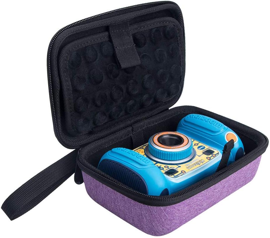 Fromsky Case for VTech KidiZoom Camera Pix, Travel Carrying Case Protective Storage Bag (Purple)