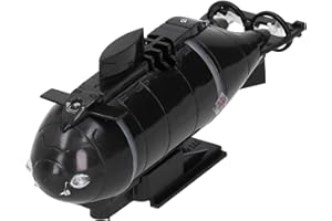 SPYMINNPOO Remote Control RC Submarine,6 Channel 2.4G Remote Control Mini RC Submarine Model Toy Simulation for Kids Birthday Children Gift