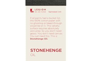 DALER ROWNEY Stonehenge Oil 320gsm Pad 2.5x3.75 inches, White