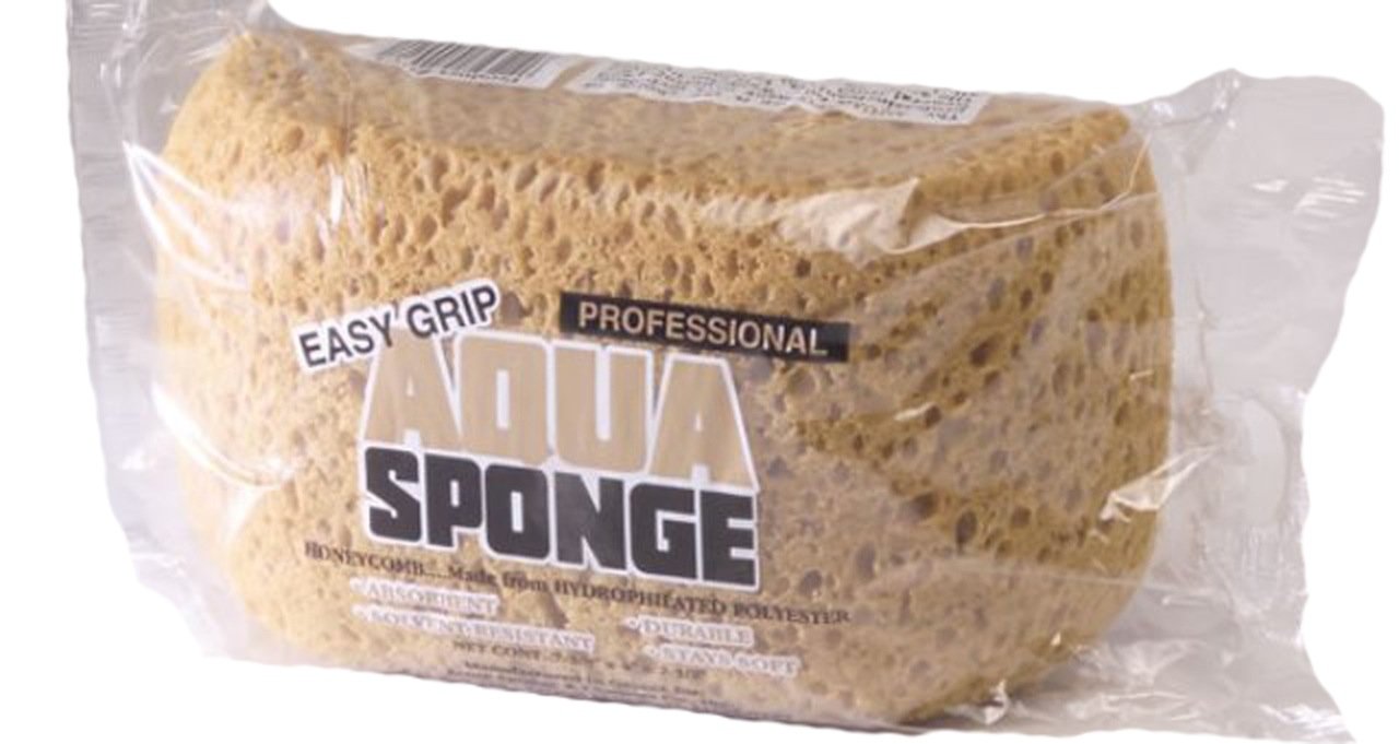 Aqua Professional Poly Sponge, 7-3/8 by 4 by 2-1/2-Inch, Turtleback