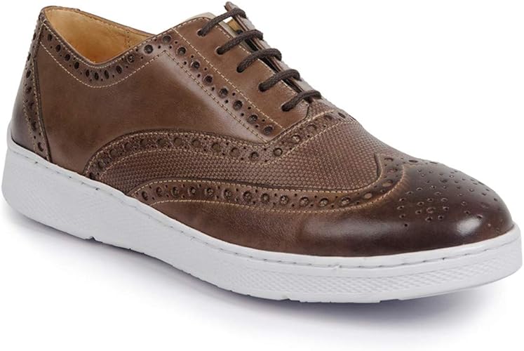 sapato esporte fino masculino marrom