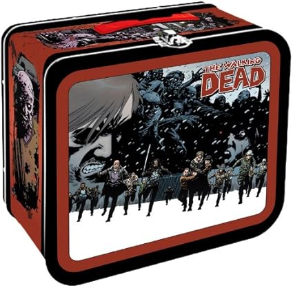 Imagen Comics The Walking Dead versión 2 caja de almuerzo: Amazon.es: Oficina y papelería