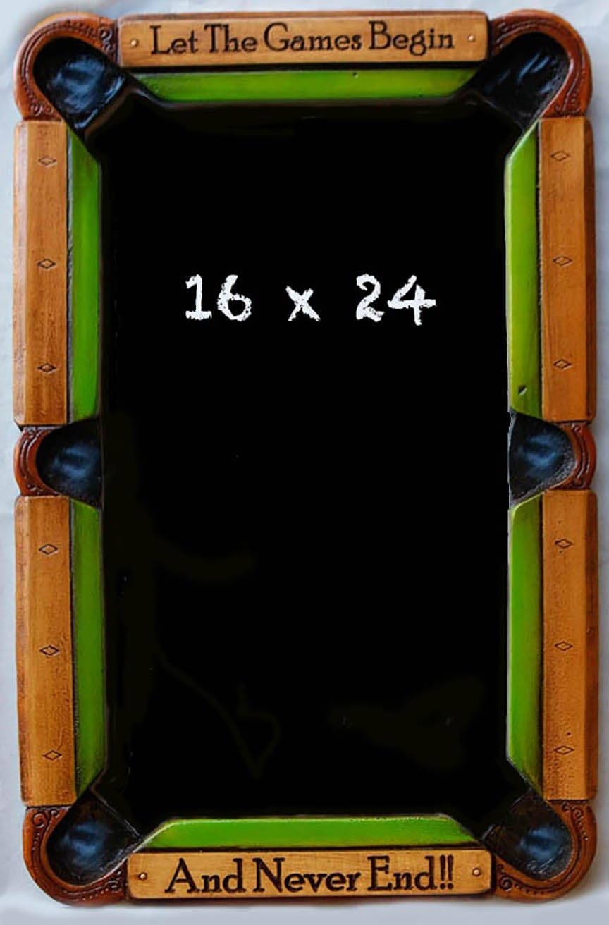 Pool Table Decor Personalized Chalkboard Office Products