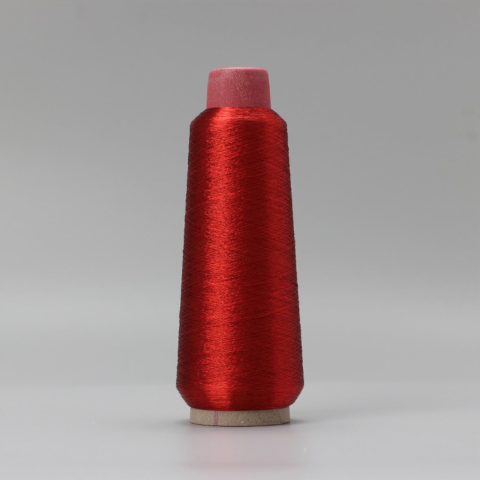 Leliafleury 3200M Metallic Embroidery Thread Polyester Sewing Thread for Sewing Embroidery Projects, Red