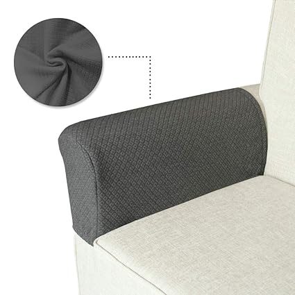 Beauty You Anti Slip Stretch Armrest Cover For Fabric And Leather