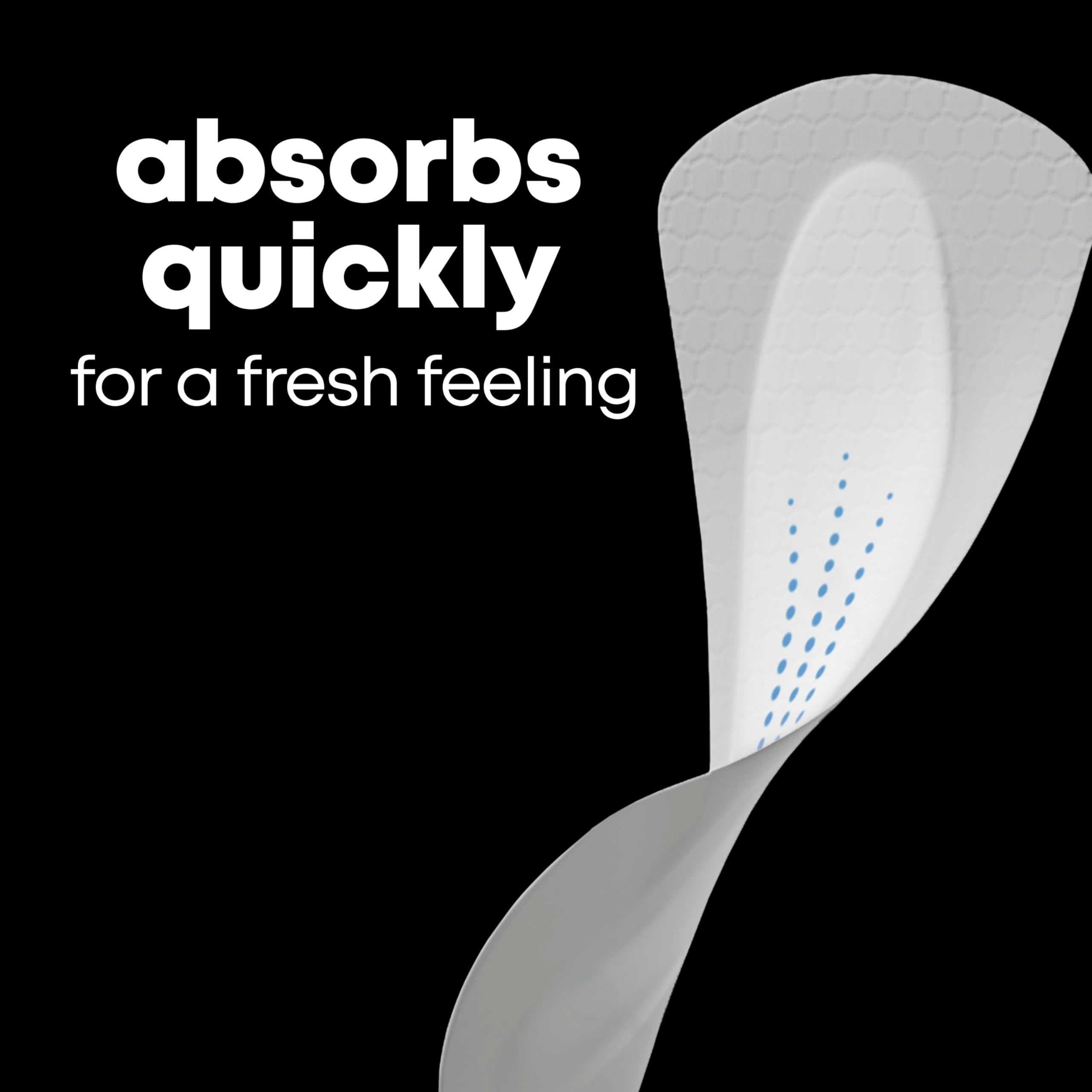 U by Kotex Balance Daily Wrapped Panty Liners, Light Absorbency, Long, 450 Count (5 Packs of 90) (Packaging May Vary)