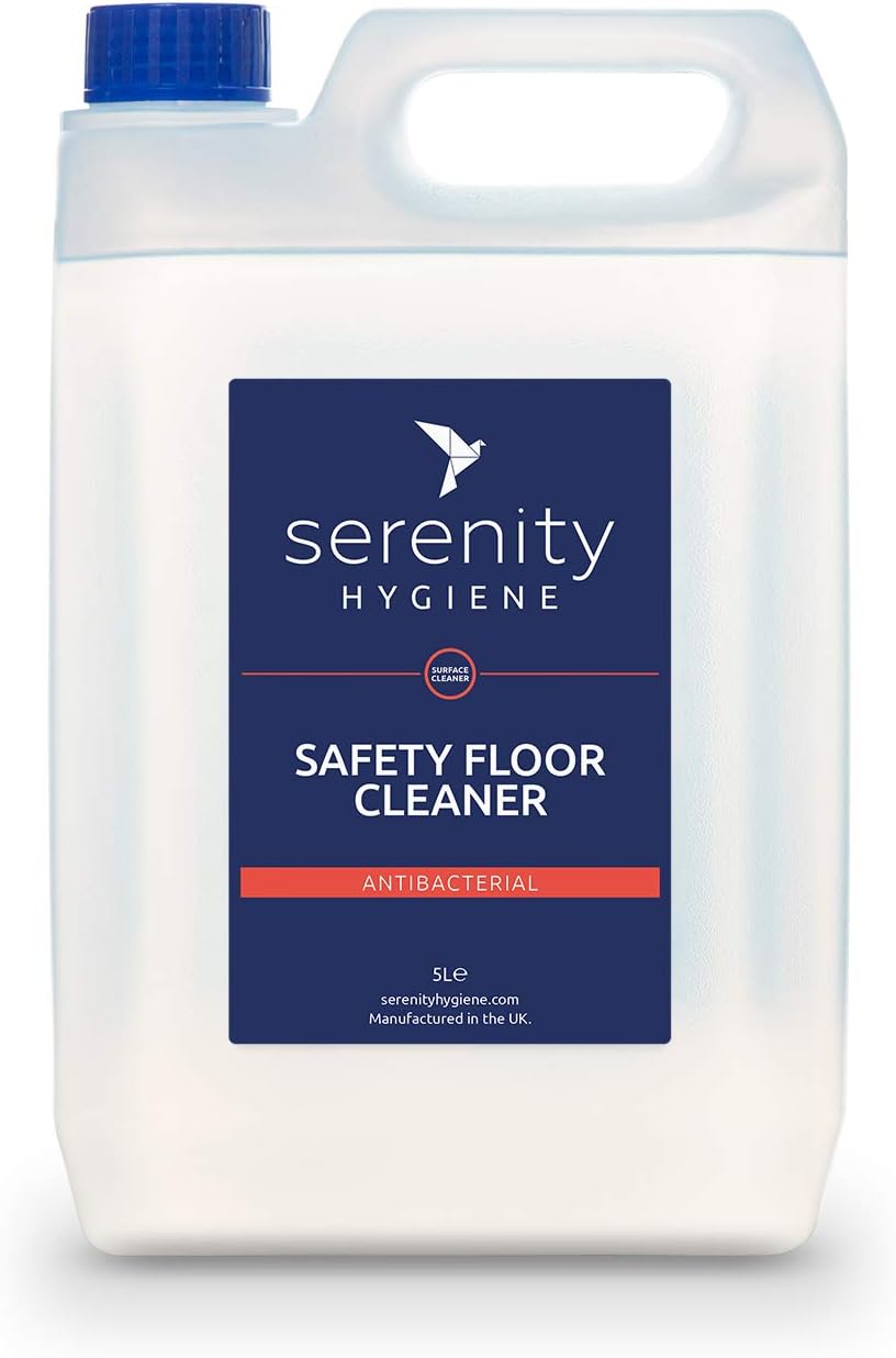 Antibacterial Safety Floor Cleaner Concentrate, Floor Cleaning Machines or Mopping, Up to 250 Litres from 1 Bottle