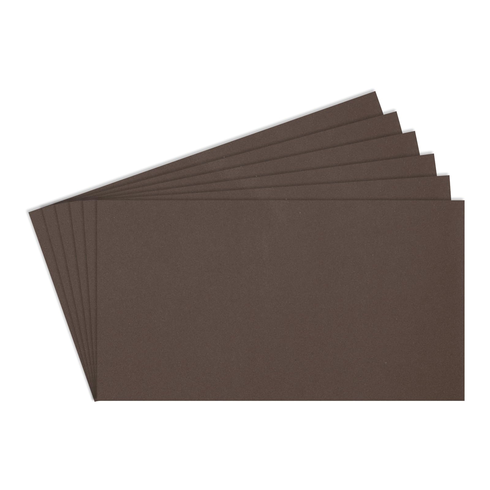 Rebower 6Pcs Foam Sheets Crafts Foam Arts Paper 12 x 8 x 1/16 Inch [for Crafts Project, Scrapbooking, DIY, Party Handicraft, Costumes]-30cm x 20cm x 1.7mm / Dark Brown