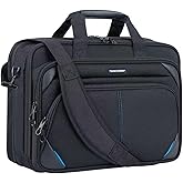 KROSER Laptop Bag 17.3 Inch Premium Laptop Briefcase, Expandable Laptop Shoulder Messenger Bag Durable Computer Case