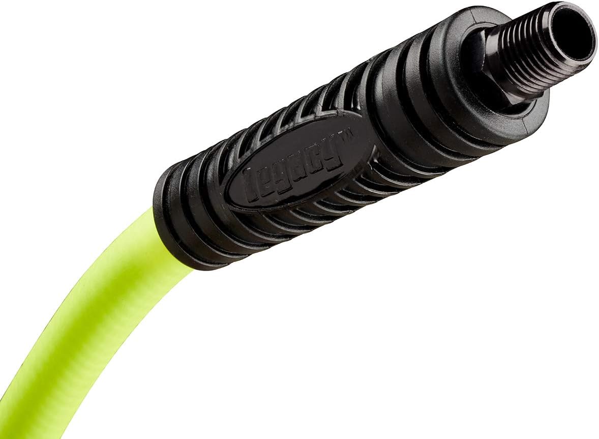 Flexzilla Retractable Enclosed Plastic Air Hose Reel, 3/8 in. x 50 ft, Heavy Duty, Lightweight, Hybrid, ZillaGreen - L8250FZ: Automotive