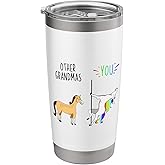 Other Grandmas You Unicorn vs Horse Stainless Steel Insulated Tumbler
