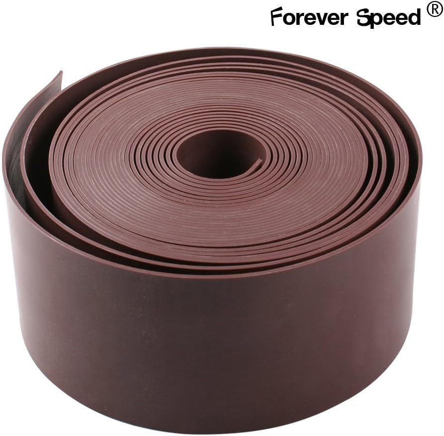 Forever Speed Polyethylene Plastic Lawn Edging Roll Smooth Edge Lawn Edging PE 2mm 25mx12cm (LxH) Brown