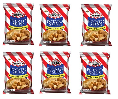 Tj T G I Friday S Potato Skins Snack Chips Cheddard Sour Cream 0 Trans Fat 6 Bags Of 3 Oz Buy Online In Aruba At Aruba Desertcart Com Productid
