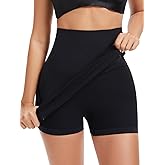 JOYSHAPER Half Slips Shapewear Skirt Under Dresses Tummy Control High Waist Slip Skirt With Built In Shapewear