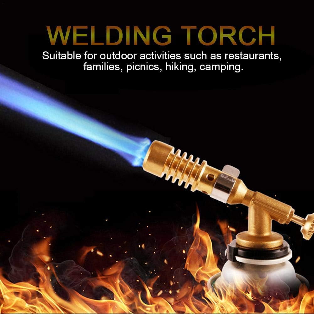 iBelly Flamethrower Burner Butane Gas Blow Torch Hand Ignition Camping Welding BBQ Tool