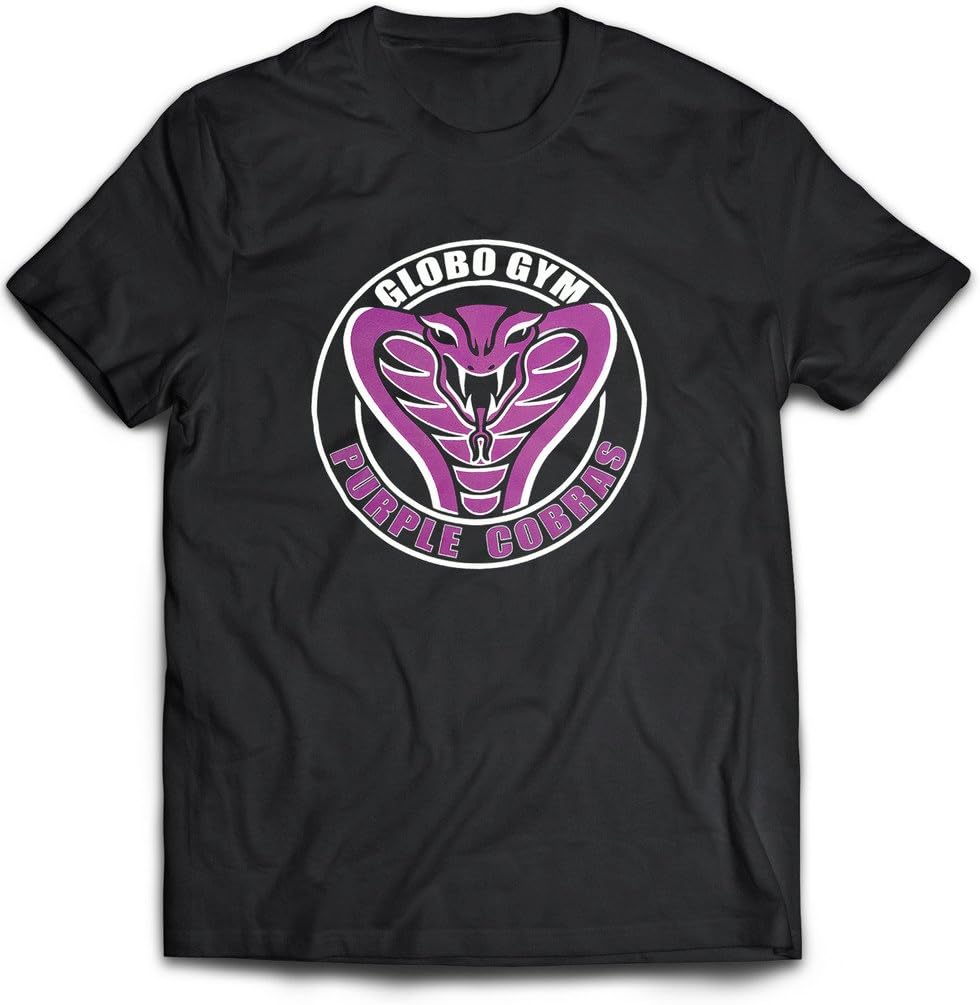 Dodgeball Globo Gym Purple Cobras Men's Vintage T-Shirt Black XL [Apparel]