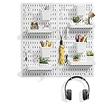 Dualshine Premium Pegboard Combination Kit, White