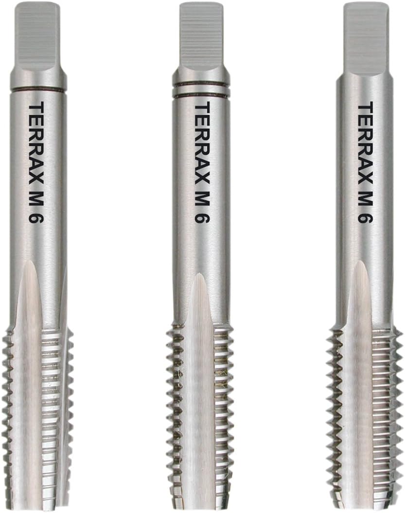 Ruko Terrax Hand Held Tap Set DIN 352 Ground M6, M6 x 1.0mm