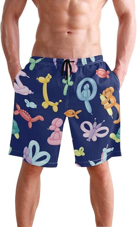 flower swim trunks