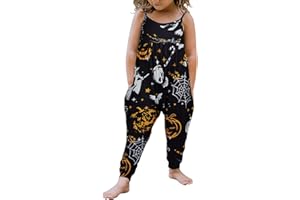 Yousie Toddler Girls Kids Jumpsuit One Piece Floral Dinosaur Playsuit Strap Romper Summer Outfits Clothes