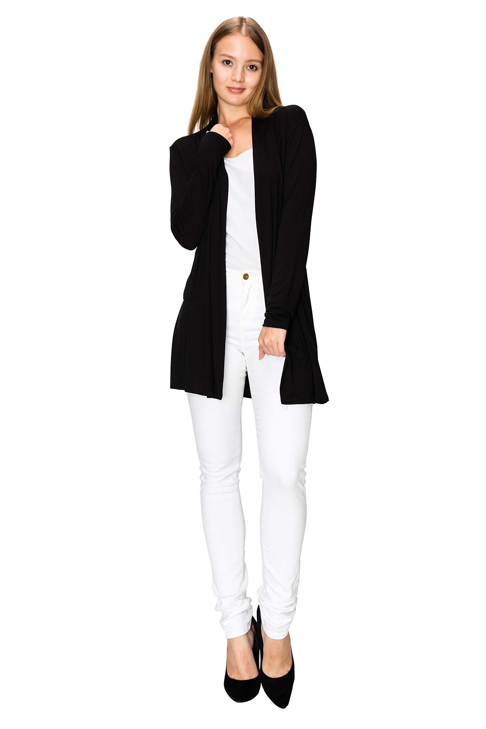open front wrap cardigans
