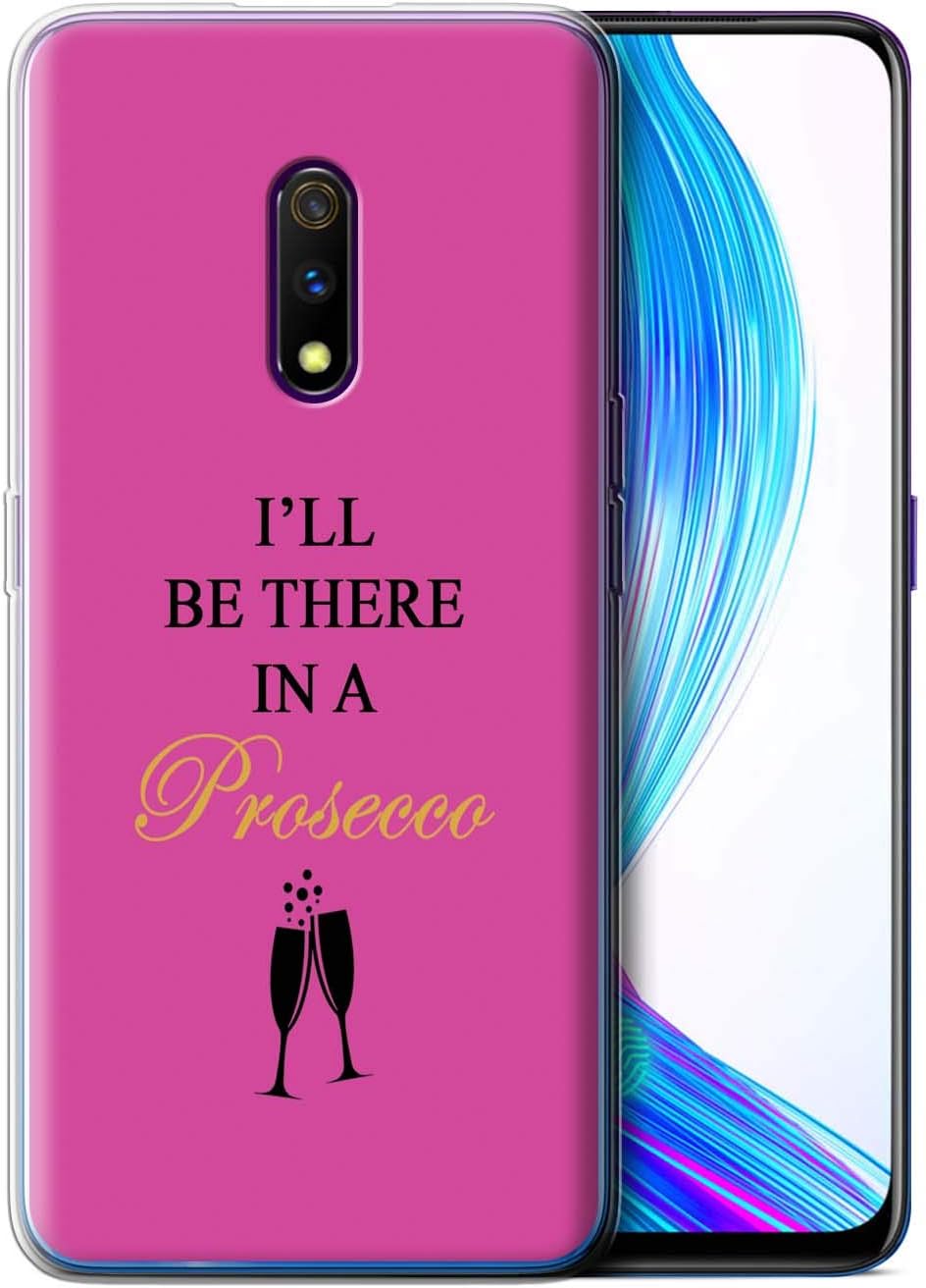 eSwish Gel TPU Phone Case/Cover for Realme X 2019 / I'll Be There/Bubbles Design/Prosecco Fashion Collection