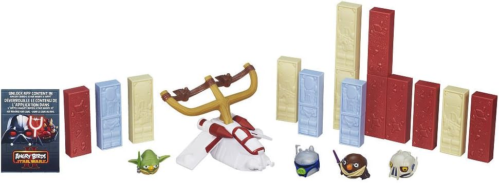 angry birds star wars jenga jedi battle game