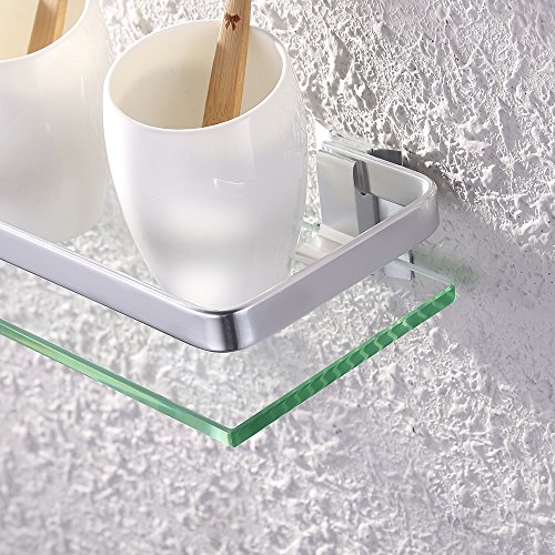 5 Aluminum+Bathroom+Rectangular+Mounted+Tempered