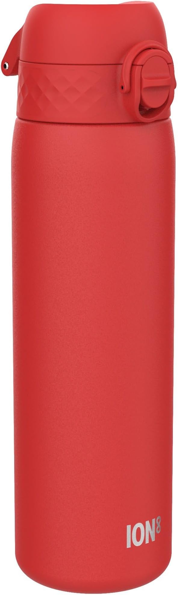 Ion8 Lightweight Stainless Steel Water Bottle 600 ml Red Leak Proof
