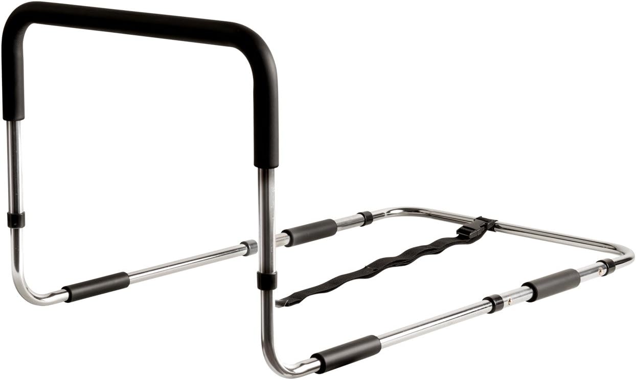 LS Adjustable Sturdy Medical Bed Rail: Health & Personal Care