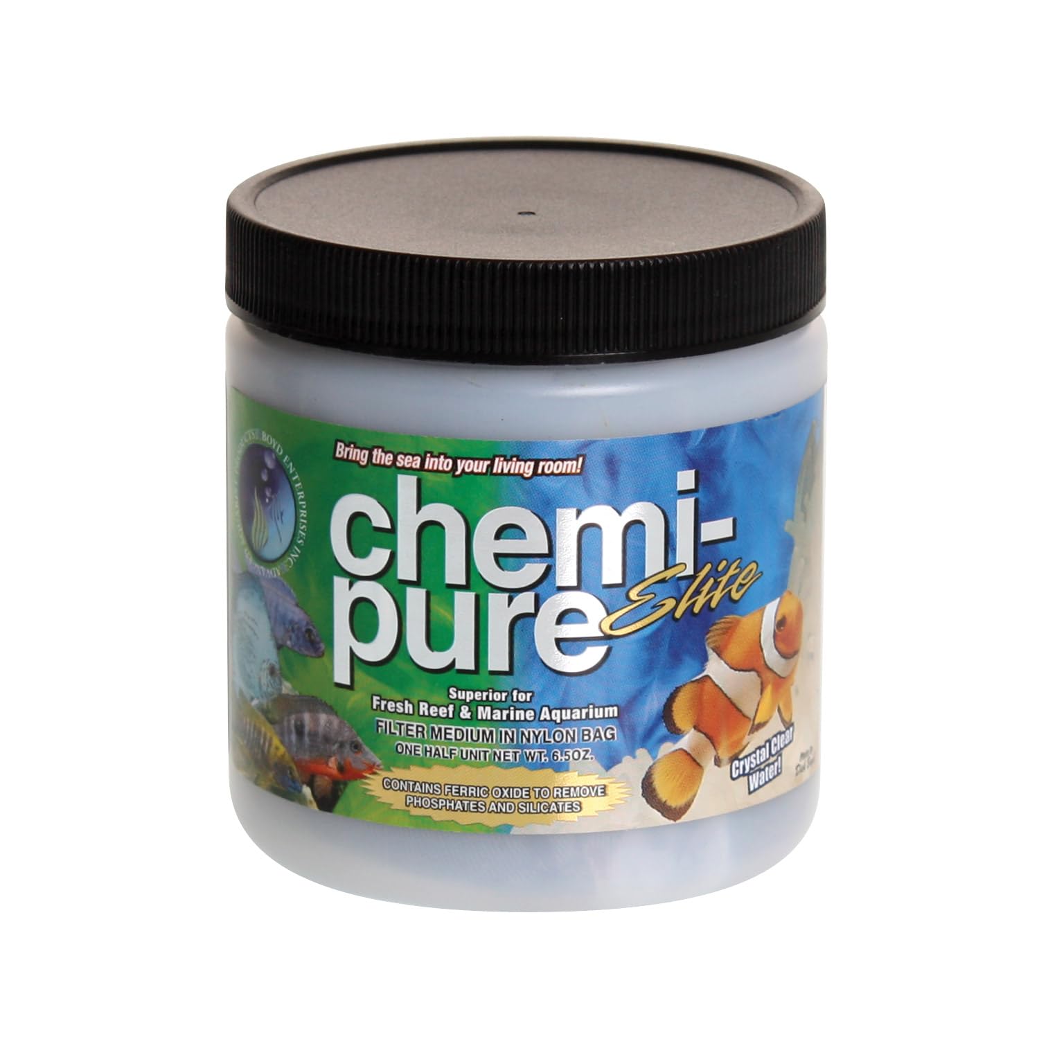 CHEMIPURE Fish Food, 6.5 oz, Elite