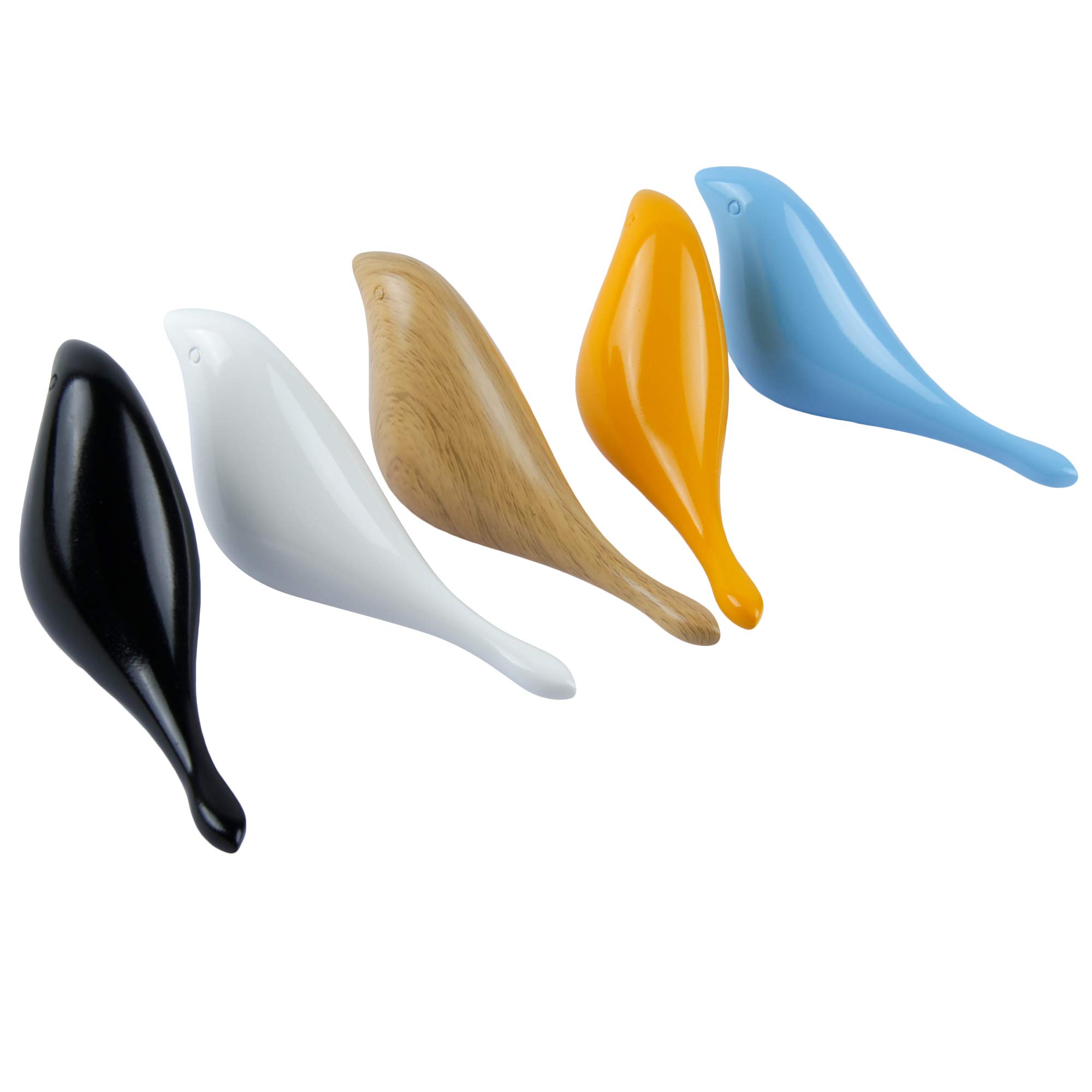 Lmpyf Multicolor Rustic/Decorative Resin Wall Hook, Set of 5, Maximum Weight Recommendation: 5 Kilograms, Recommended Browse Node: 3313497031