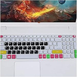 Keyboard Cover for Acer Aspire 5 A515 51G 52G 3 A315 21 A315 31 E 15 E5 574G E5 575 E5 576G E5 E 17 V17 Serie V3 V15 Series,candyblack